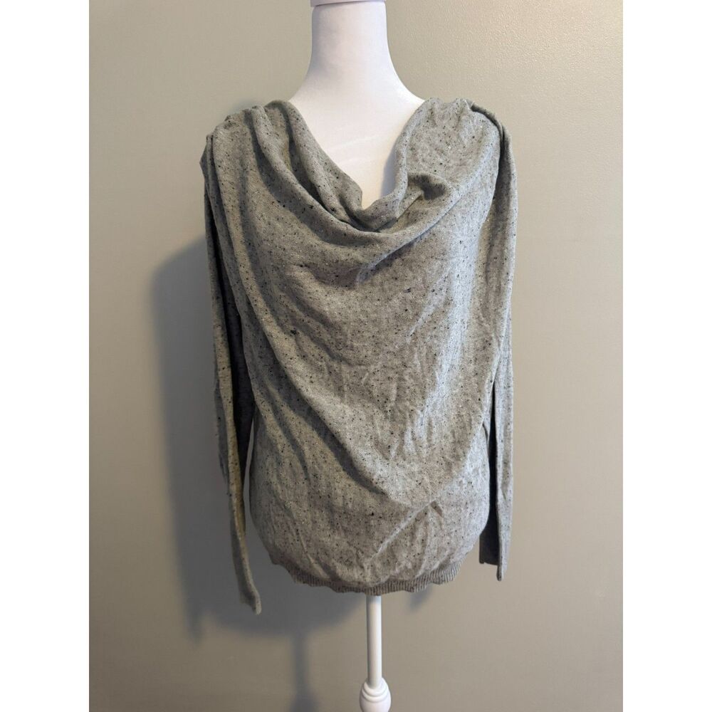 Moth Anthropologie Silk Wool Blend Cowl Neck Sweater Size Medium